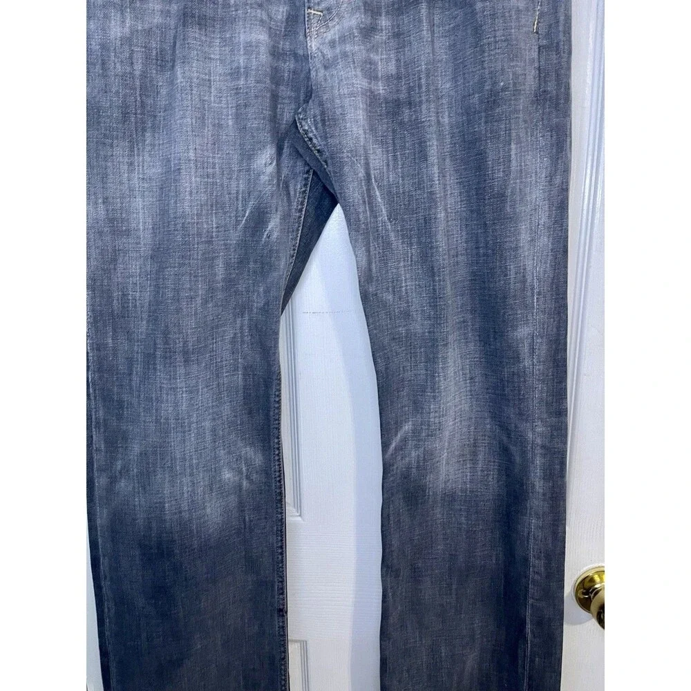 American Eagle Outfitters Size 34 X 32 Vintage Dark Grey Wash Denim Button Fly